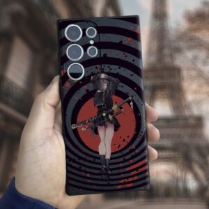 Чохол для Android Дівчина круги