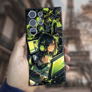 Чохол для Android Дівчина Комп