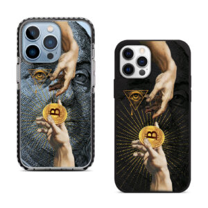 Чохол для iPhone Біткоін Промені