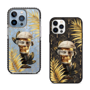 Чохол для iPhone Статуя Золоте Листя