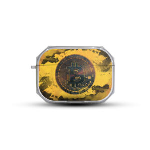 Чохол для Airpods Bitcoin Gold