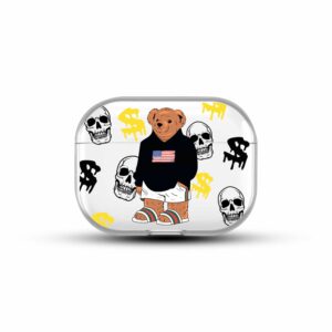 Чохол для Airpods Ведмедик USA Черепа