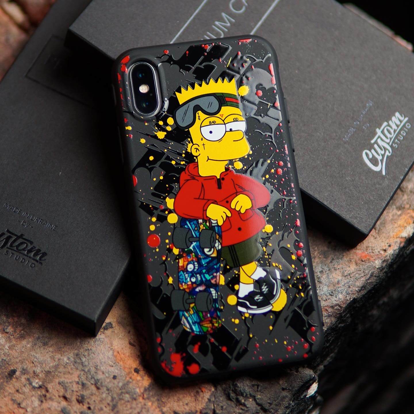 Чохол для iPhone Барт Скейт