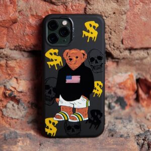 Чохол для iPhone Ведмедик USA Черепа