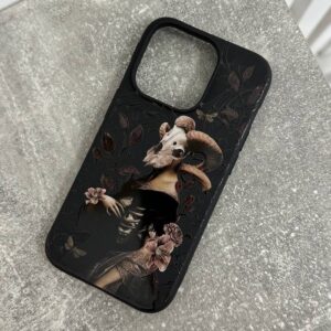 Чохол для iPhone Череп Дівчина