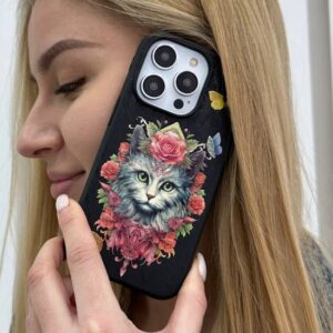 Чохол для iPhone Кіт Метелики