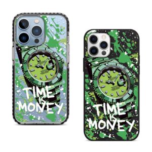 Чохол для iPhone Time is Money Green